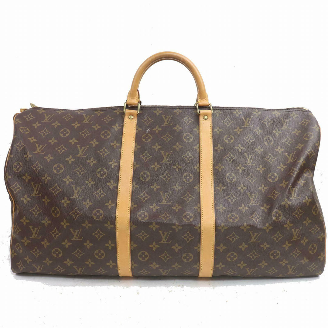 Louis Vuitton Boston Bag Keepall 50 Brown Monogram (SHC7-10288)