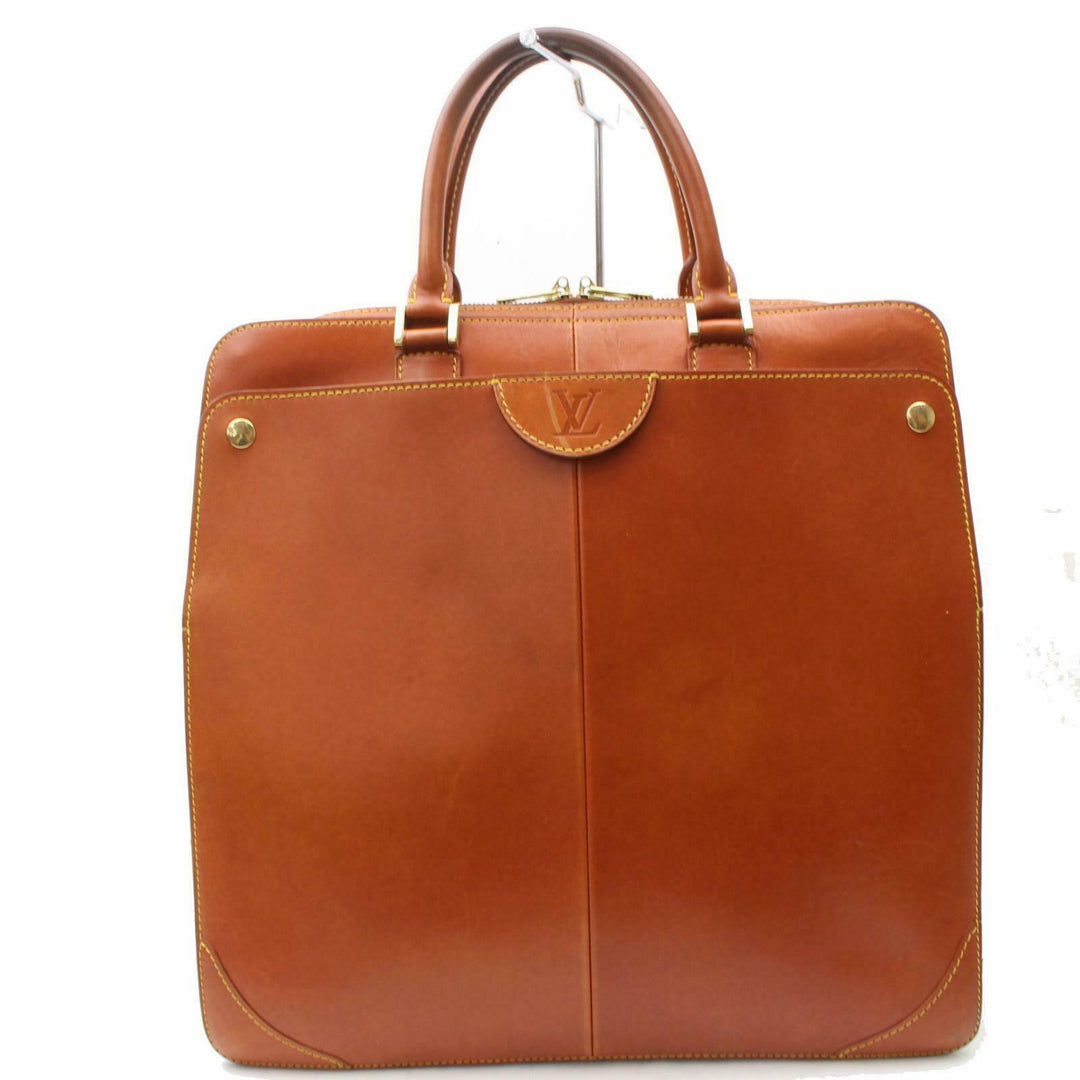 Louis Vuitton Hand Bag Negev Pm Brown Leather  (SHC7-10926)