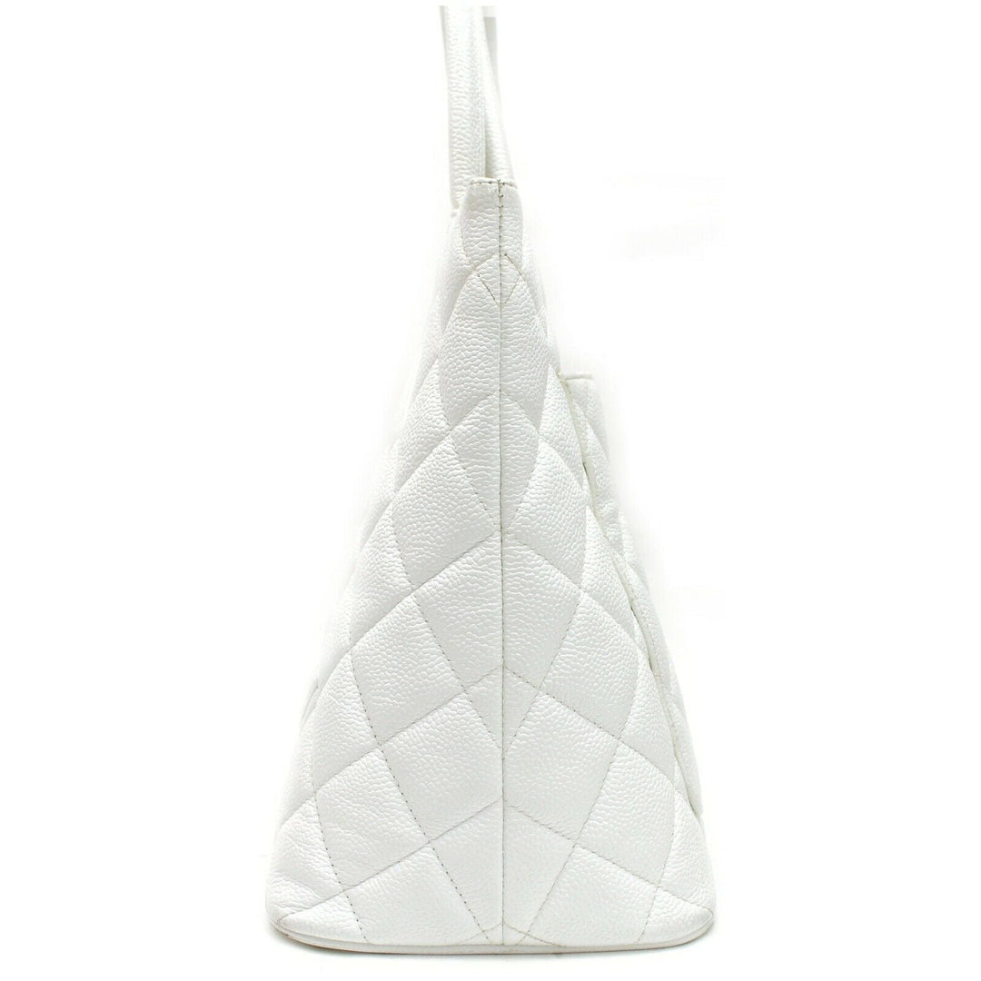 Brand Inspired C*C Hand Bag Quilted Medallion Tote White (SHC7-10981)