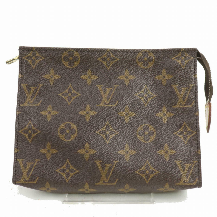 Louis Vuitton Cosmetic Pouch Poche Toilette 19  (SHC7-10624)