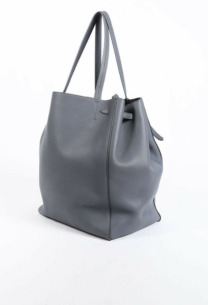 Celine Bag Cabas Phantom Medium Gray Leather Tote