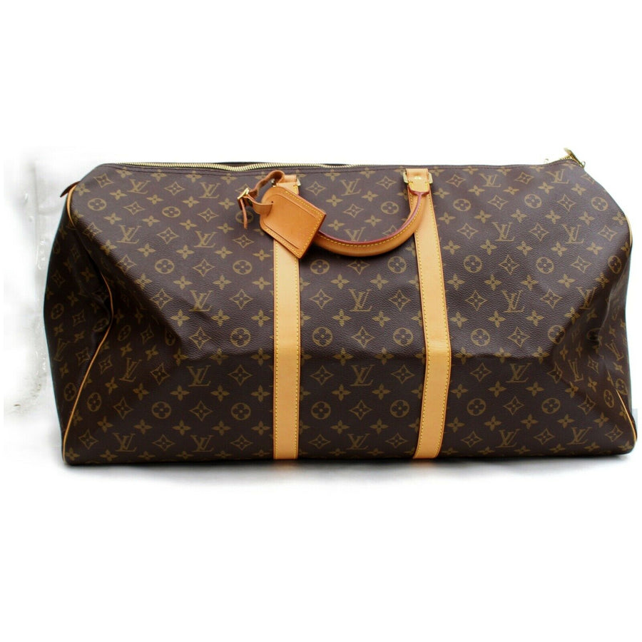 Louis Vuitton Boston Bag Keepall 60 Brown Monogram (SHC1-17041)