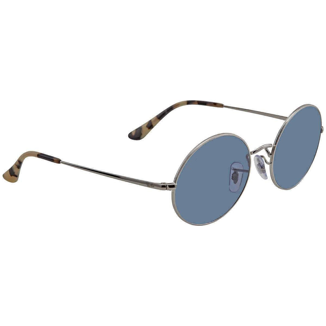 Ray Ban Oval 1970 Unisex Azure/Blue Gradient Round Sunglasses RB1970 919756 54