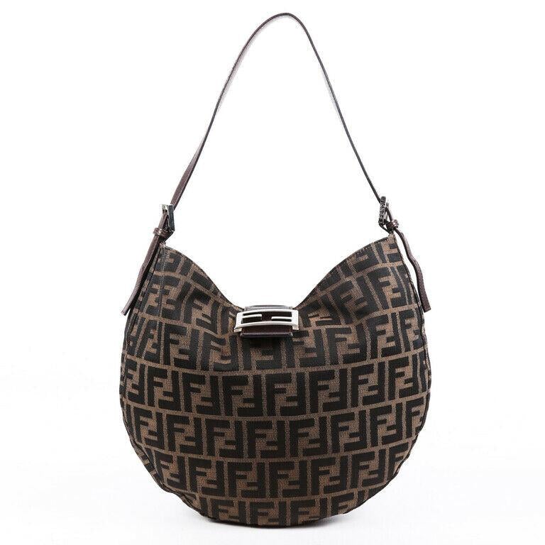 Fendi Bag Mamma Baguette Zucca Nylon Shoulder