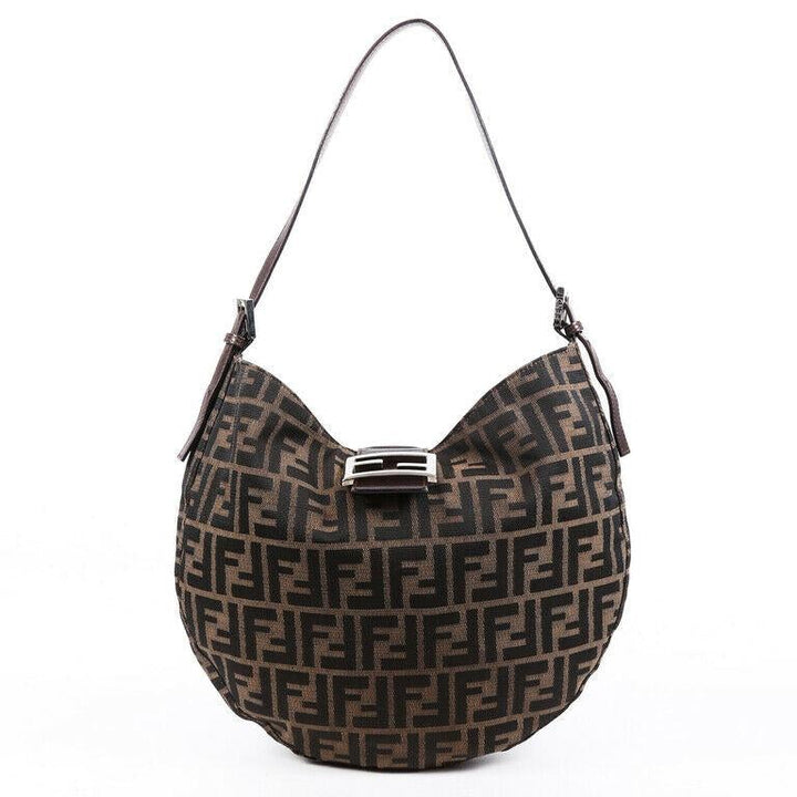 Fendi Bag Mamma Baguette Zucca Nylon Shoulder