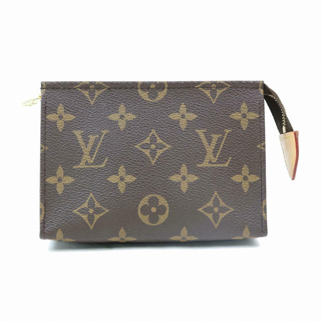 Louis Vuitton Cosmetic Pouch Poche Toilette 15  (SHC7-10728)