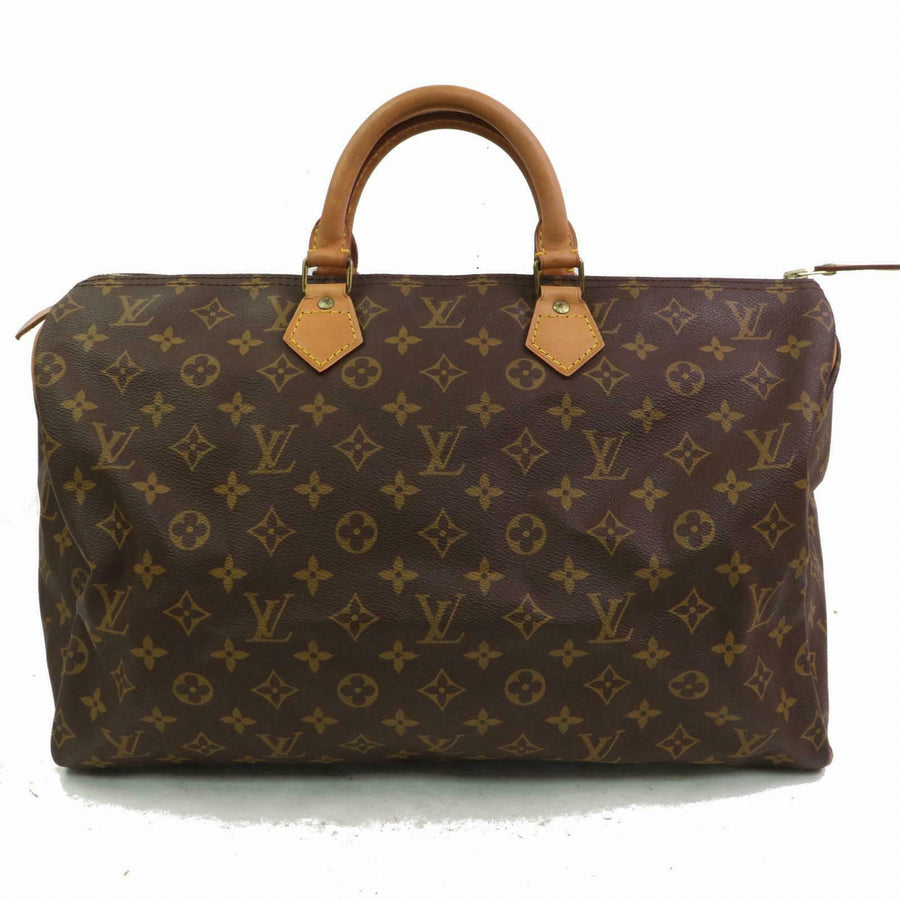 Louis Vuitton Hand Bag Speedy 40 Brown Monogram (SHC7-10410)