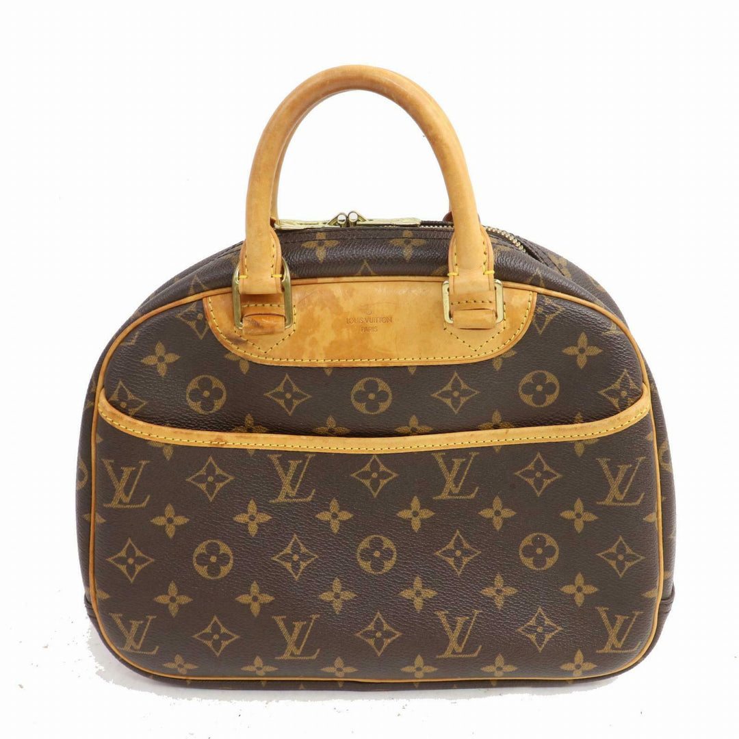 Louis Vuitton Hand Bag Trouville Brown Monogram  (SHC7-10073)