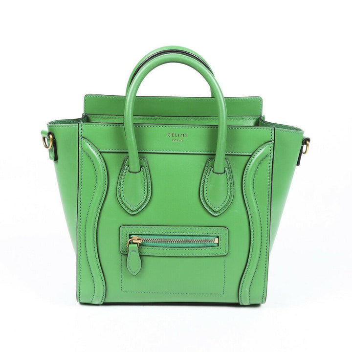 Celine Nano Luggage Calf Leather Tote Bag