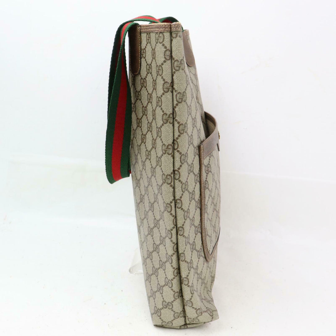 Indistinguishable  G*G Tote Bag Brown PVC (SHC1-15518)