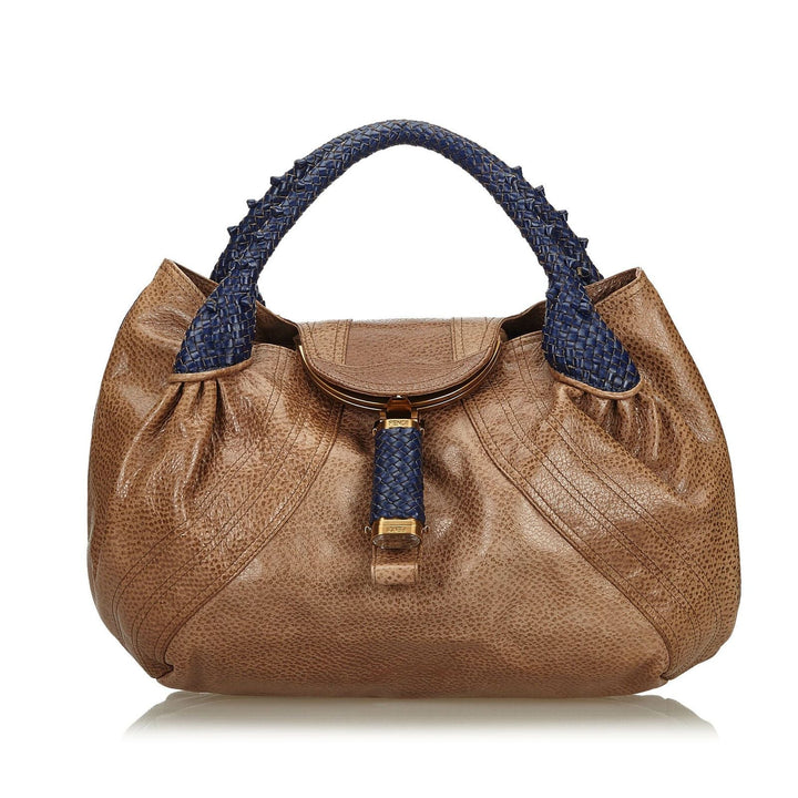 Pre-Loved Fendi Brown Others Leather Spy Handbag Italy