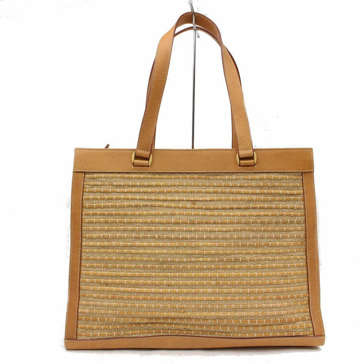 Indistinguishable  G*G Tote Bag Brown Leather (SHC1-14288)