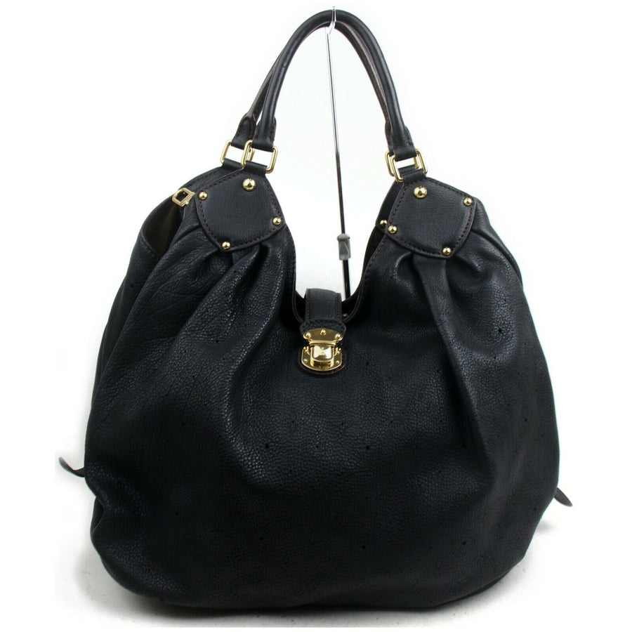 Louis Vuitton Tote Bag Noir Black Mahina  (SHC7-10376)