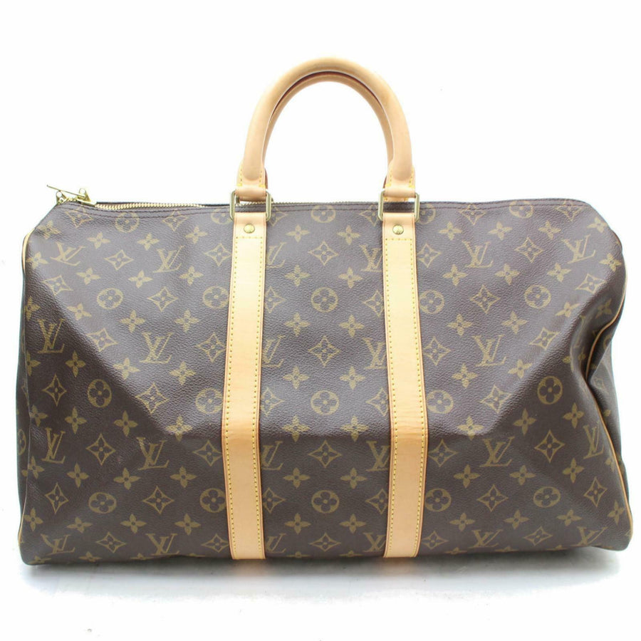 Louis Vuitton Boston Bag Keepall 45 Brown Monogram (SHC7-10838)