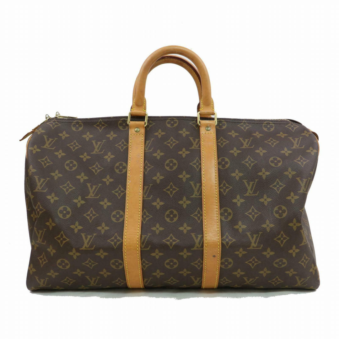 Louis Vuitton Boston Bag Keepall 45 Brown Monogram (SHC7-10334)