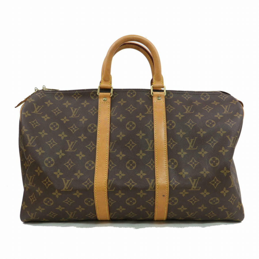 Louis Vuitton Boston Bag Keepall 45 Brown Monogram (SHC7-10334)