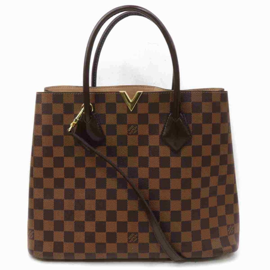 Louis Vuitton Hand Bag Kensington Brown Damier  (SHC7-11101)