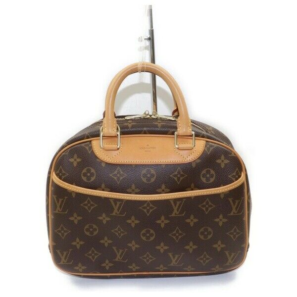 Louis Vuitton Hand Bag Trouville Brown Monogram  (SHC7-11048)