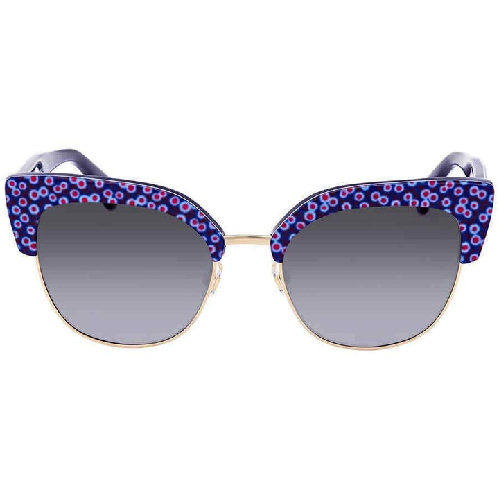 Kate Spade Gray- Azure Square Sunglasses KARRIS 0VDN 53 KARRIS 0VDN 53