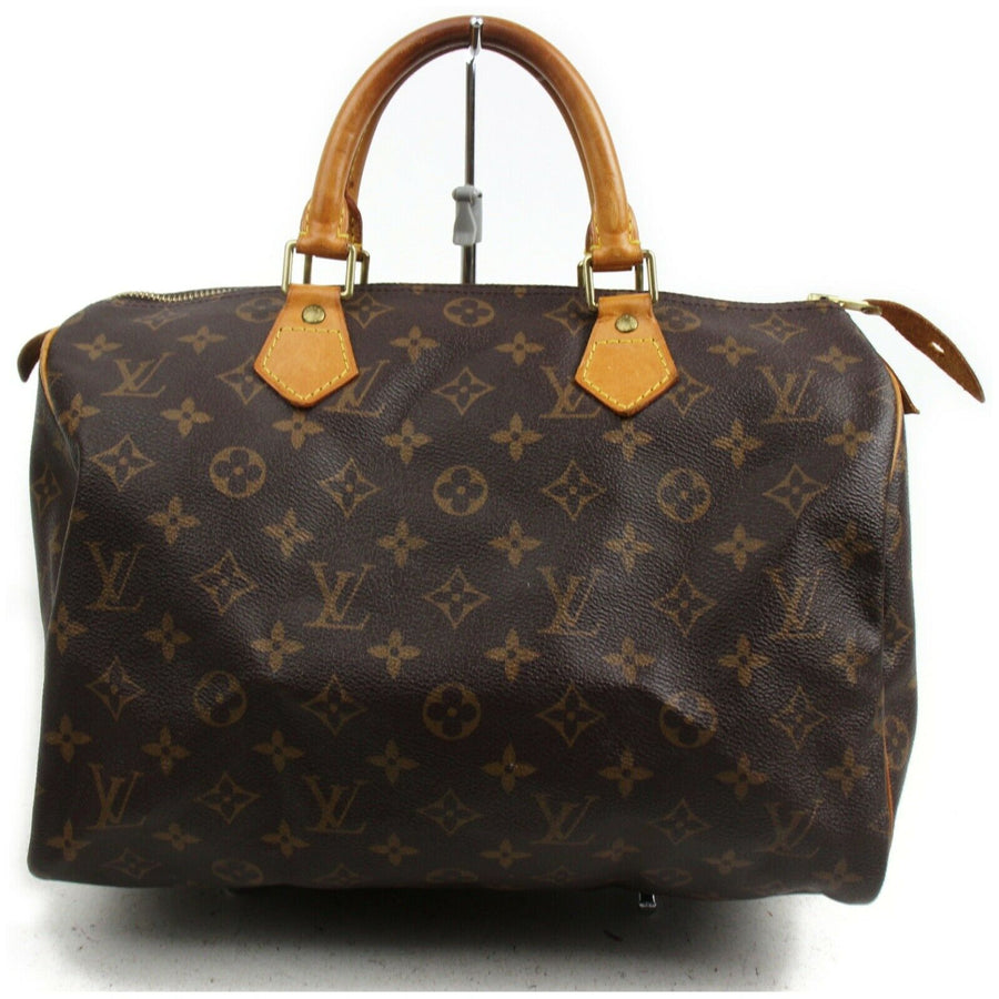Louis Vuitton Hand Bag Speedy 30 Brown Monogram (SHC7-10091)