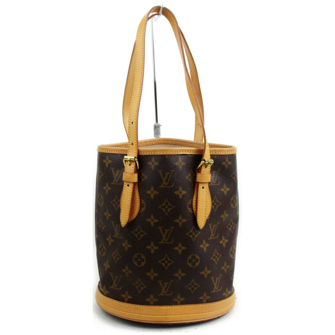 Louis Vuitton Tote Bag Bucket Pm Brown Monogram  (SHC7-10132)