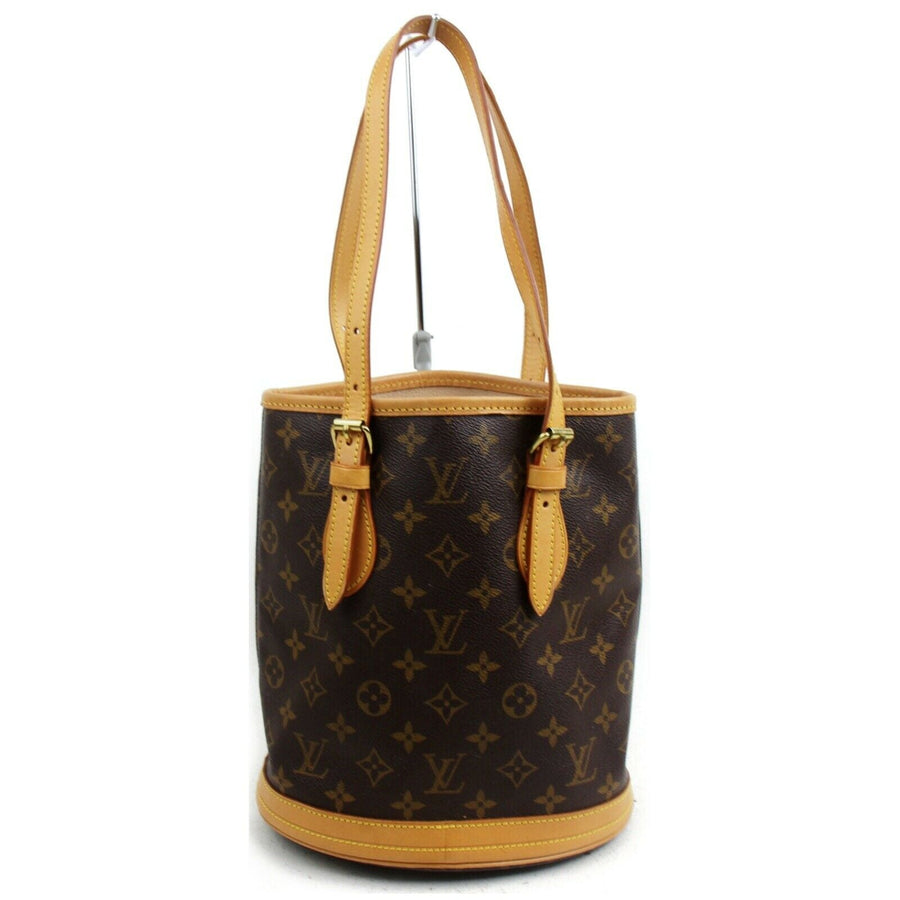 Louis Vuitton Tote Bag Bucket Pm Brown Monogram  (SHC7-10132)