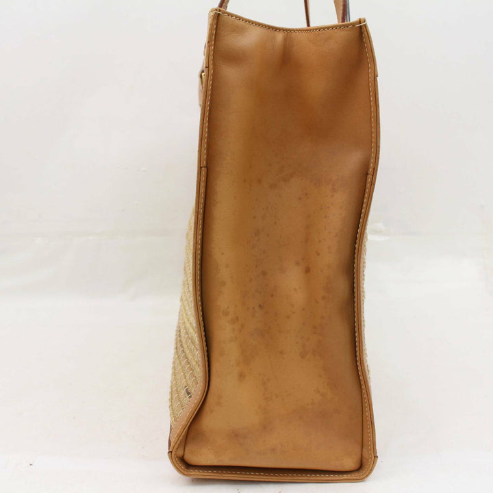 Indistinguishable  G*G Tote Bag Brown Leather (SHC1-14288)