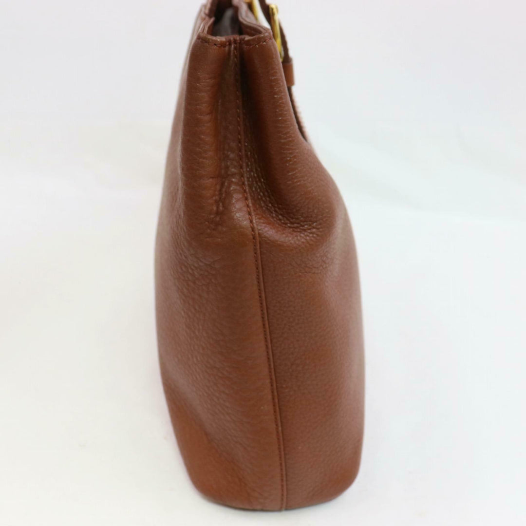 Indistinguishable  Burbe**y Hand Bag Light Brown Leather (SHC1-14273)