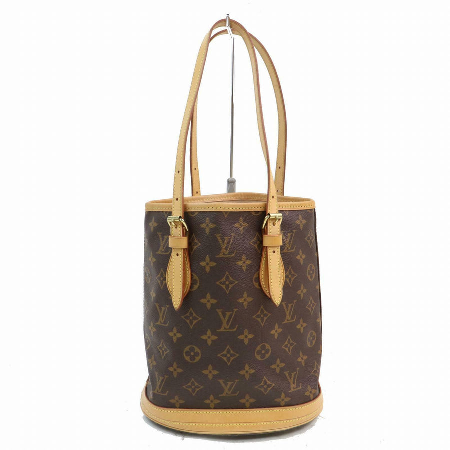 Louis Vuitton Hand Bag Backet Pm Brown Monogram  (SHC7-10399)