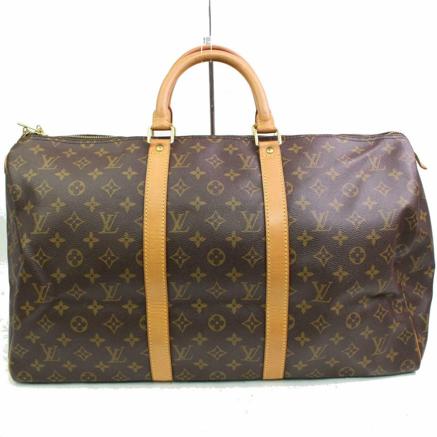 Louis Vuitton Boston Bag Keepall 50 Brown Monogram (SHC7-10808)