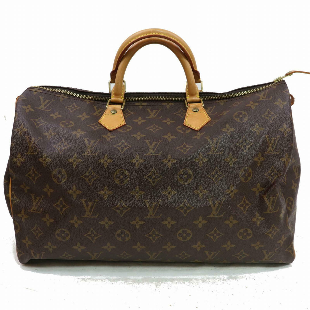 Louis Vuitton Hand Bag Speedy 40 Brown Monogram (SHC7-10435)