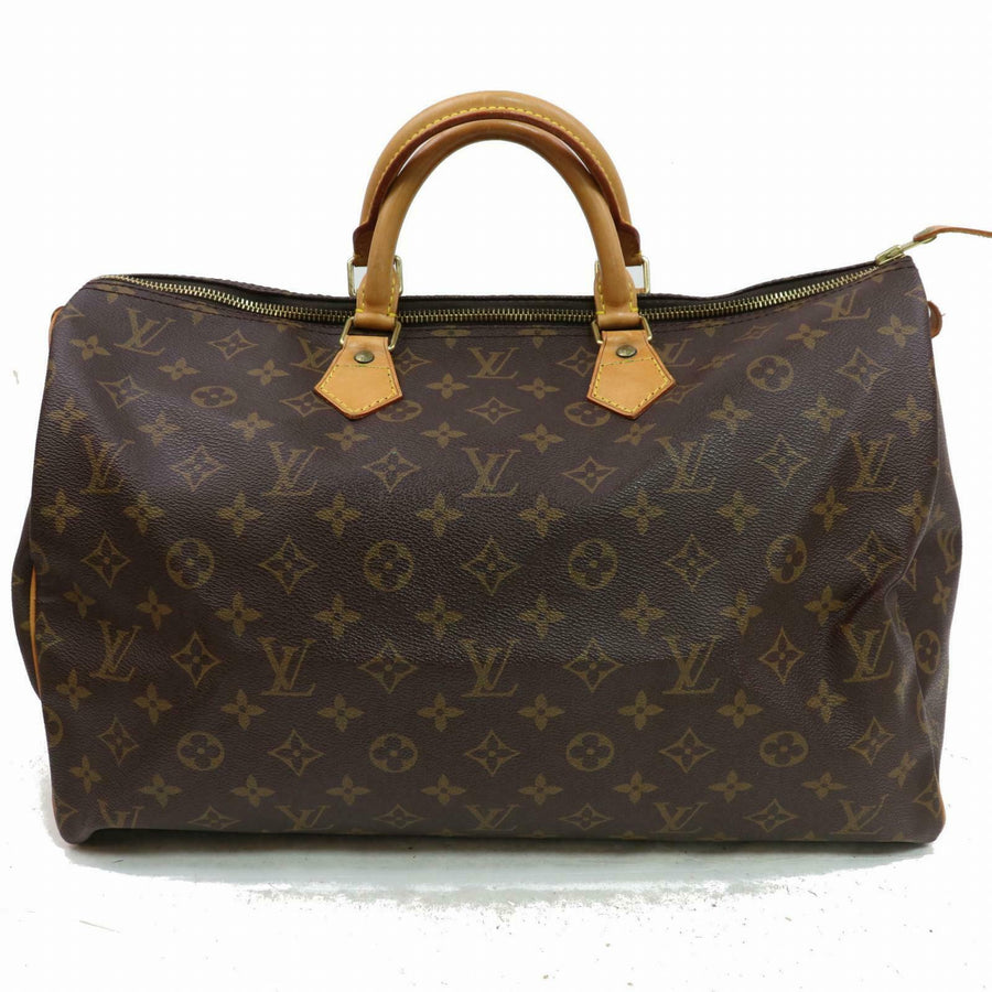 Louis Vuitton Hand Bag Speedy 40 Brown Monogram (SHC7-10435)