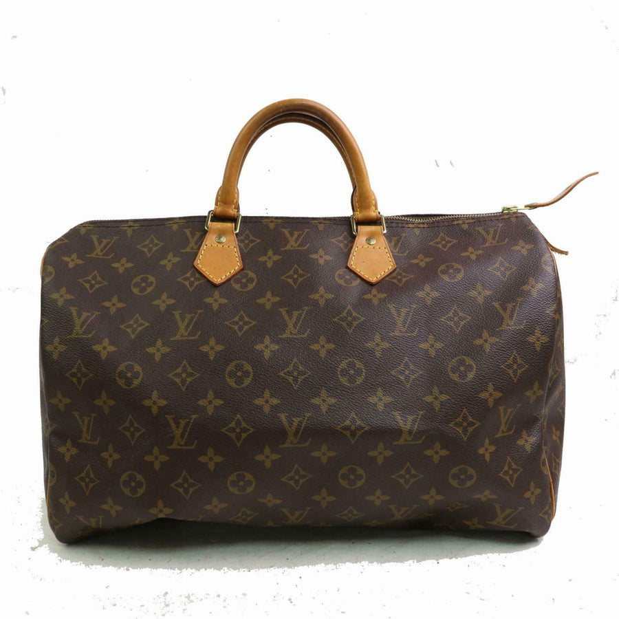 Louis Vuitton Hand Bag Speedy 40 Brown Monogram (SHC7-10830)