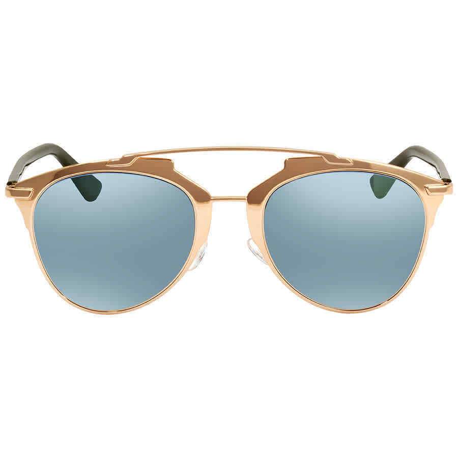 Di**r Azure Mirror Lens Aviator Ladies Sunglasses Di**rREFLECTED XX8/3J 52