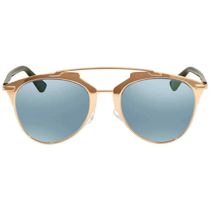 Di**r Azure Mirror Lens Aviator Ladies Sunglasses Di**rREFLECTED XX8/3J 52
