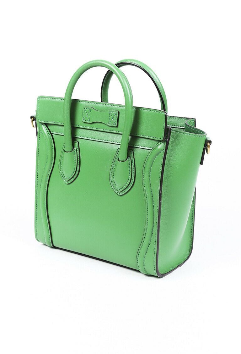 Celine Nano Luggage Calf Leather Tote Bag