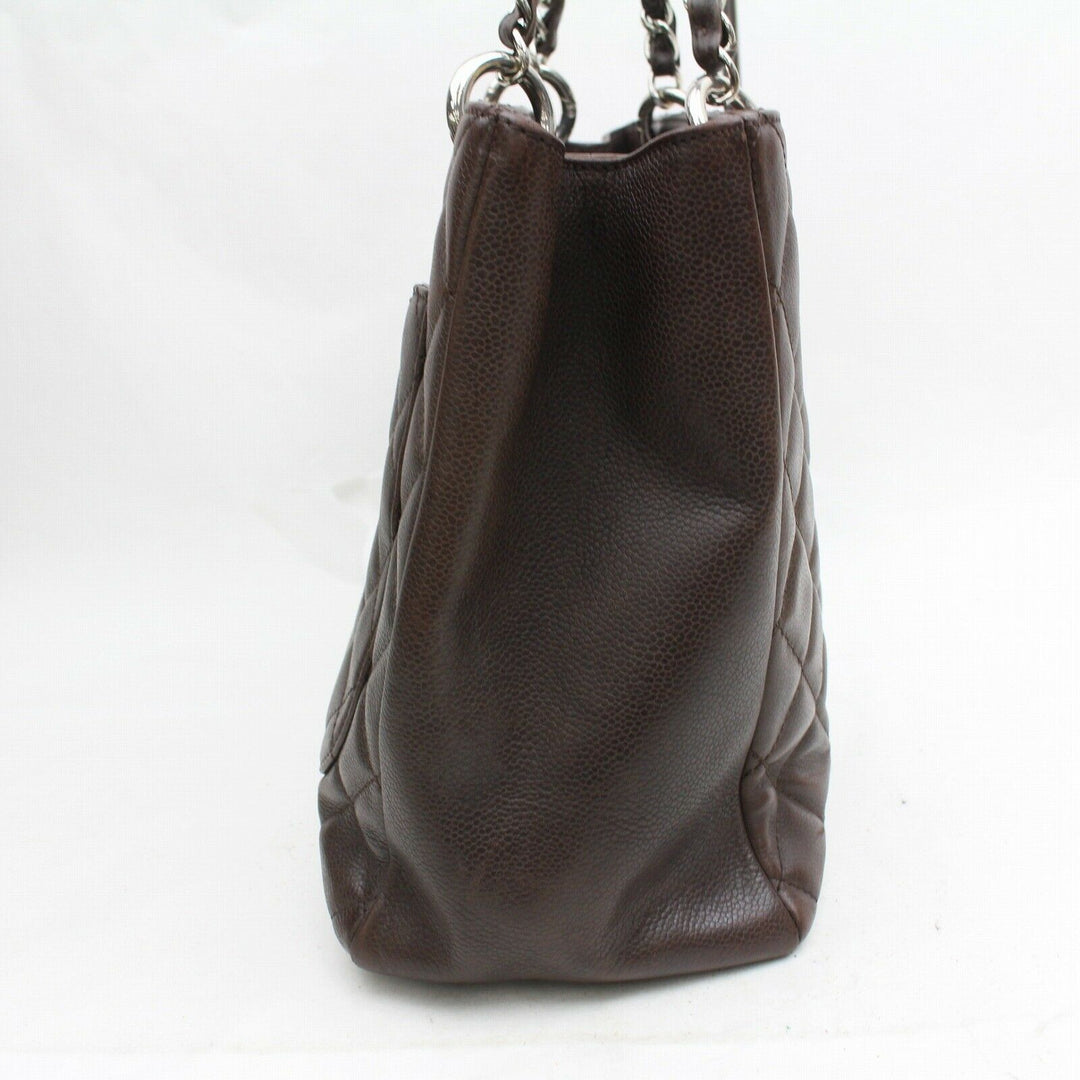 Brand Inspired C*C Shoulder Bag Chain Tote Brown Leather (SHC7-10662)