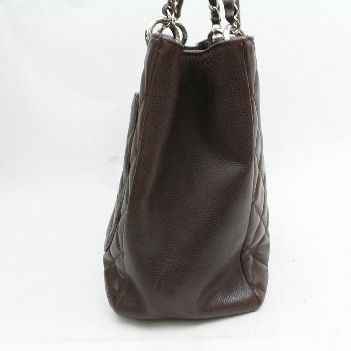 Brand Inspired C*C Shoulder Bag Chain Tote Brown Leather (SHC7-10662)