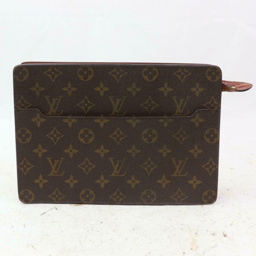 Louis Vuitton Clutch Pochette Ho Mme Brown Monogram  (SHC7-10711)