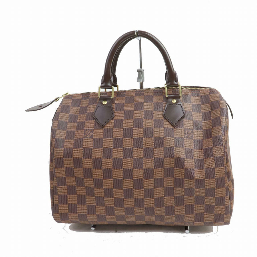 Louis Vuitton Hand Bag Speedy 30 Ebene Brown Damier (SHC7-10718)