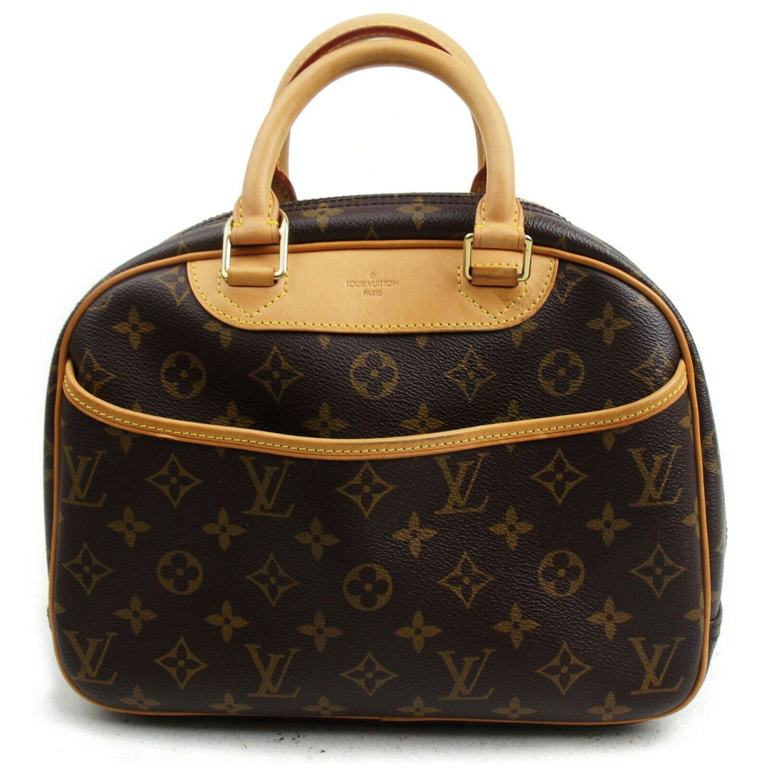 Louis Vuitton Hand Bag Trouville Brown Monogram  (SHC7-10922)