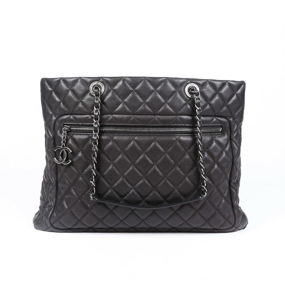 C*C Quilted Caviar Tote Bag