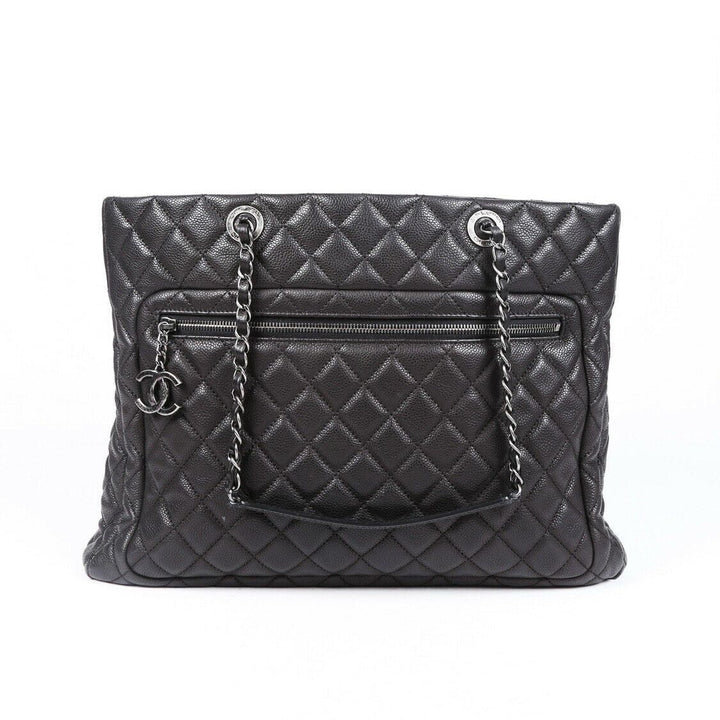 C*C Quilted Caviar Tote Bag