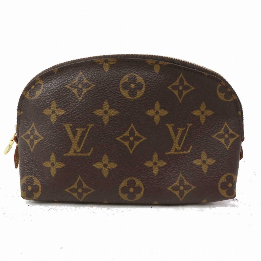 Louis Vuitton Pochette Cosmetic Pouch Purse  (SHC7-10703)