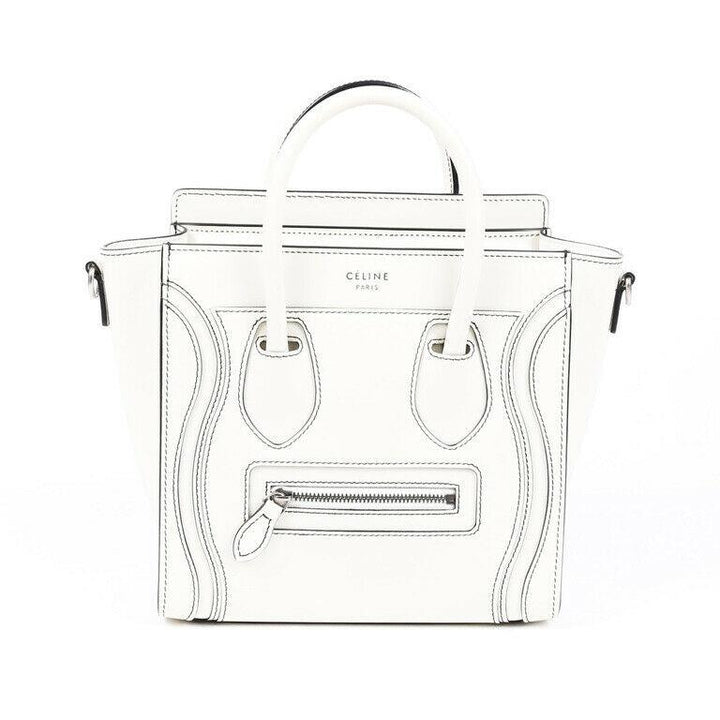 Celine Nano Luggage Leather Tote Bag