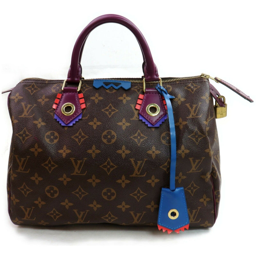 Louis Vuitton Hand Bag Speedy 30 Brown (SHC7-10848)