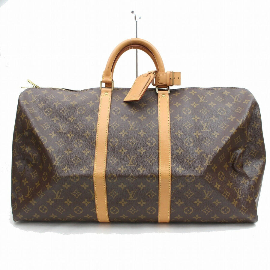 Louis Vuitton Boston Bag Keepall 50 Brown Monogram (SHC7-10546)