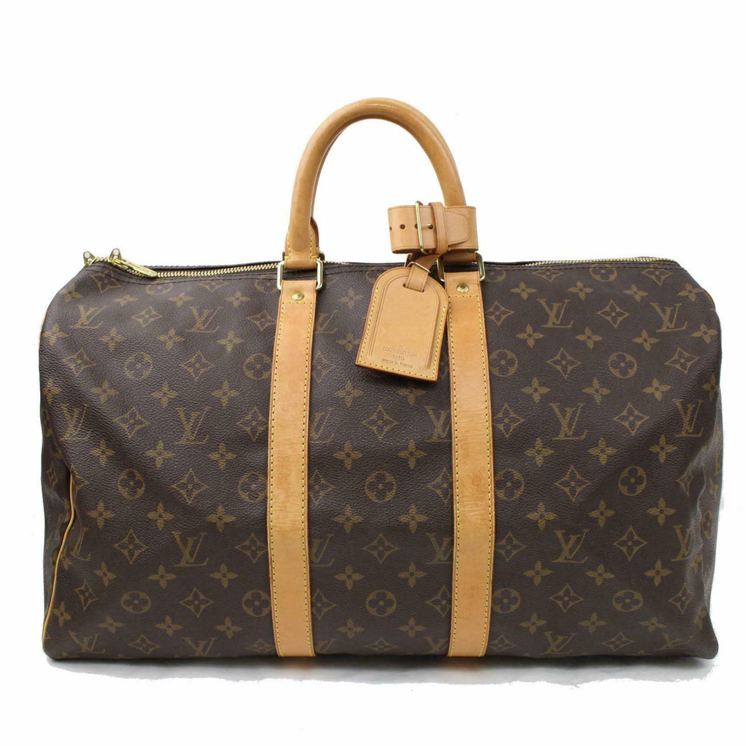 Louis Vuitton Boston Bag Keepall 45 Brown Monogram (SHC7-10807)