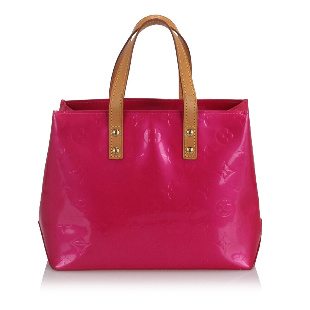 Pre-Loved Louis Vuitton Pink Others Leather Monogram Vernis Reade France