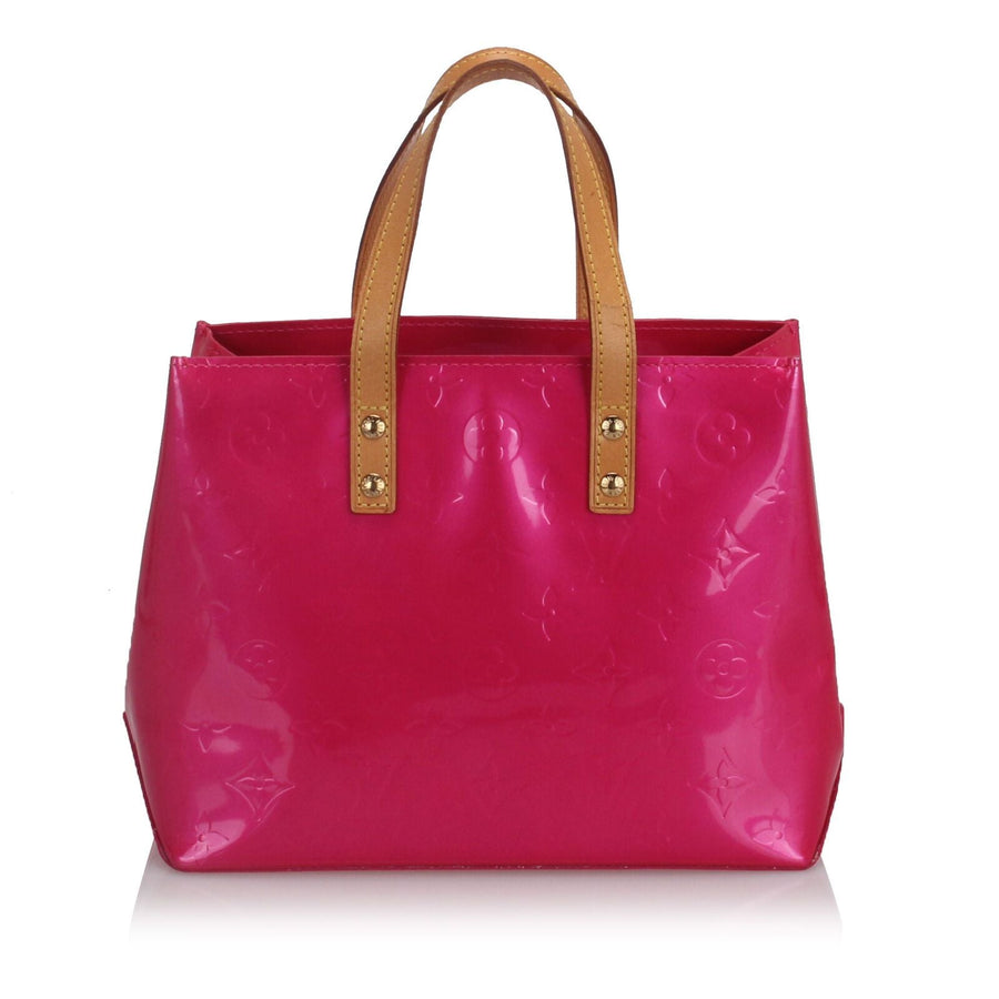 Pre-Loved Louis Vuitton Pink Others Leather Monogram Vernis Reade France